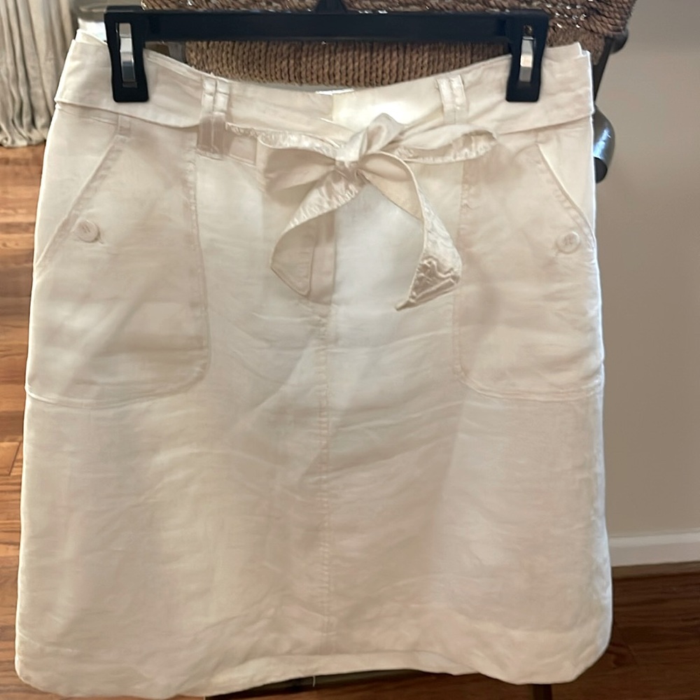 Two white skirts